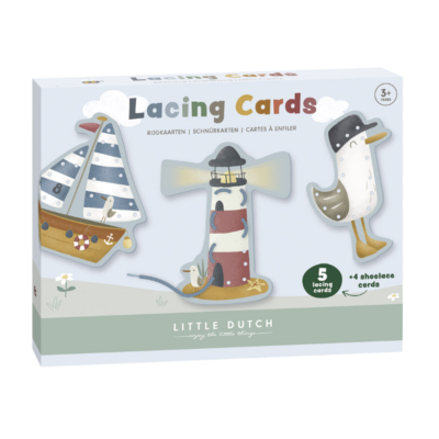 schnürkarte schnürspiel lacing cards little dutch motorikspiel motorik montessori spielzeug kinderspiel spiel ab 3 jahren spielwaren stofftiger