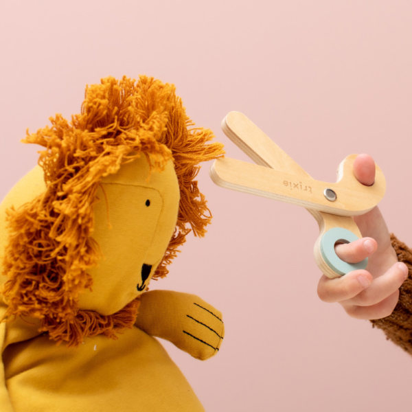 friseurset friseur rollenspielzeug holzspielzeug kinderspielzeug stofftiger personalisiert personalisierbar mit namen trixie baby