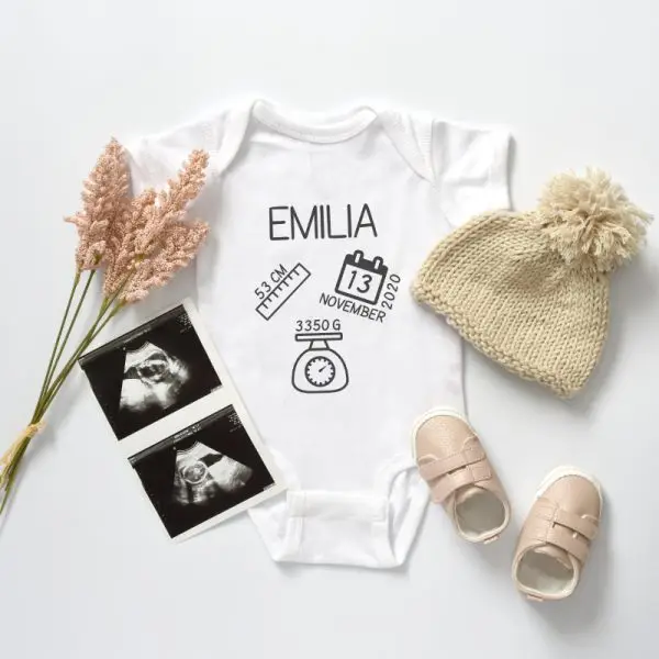 Body mit Geburtsdaten, personalisierter Body, personalisiertes Shirt, Babybody, Geburtsgeschenk, Taufgeschenk, personalisiertes Babygeschenk, personalisiertes Geschenk, Newborn, Babyshop, Stofftiger