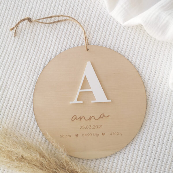 Holzschild, personalisiertes Holzschild, Holzschild mit Wunschname, Holzschild, Kinderzimmer, Namensschild, Geschenkidee, Stofftiger