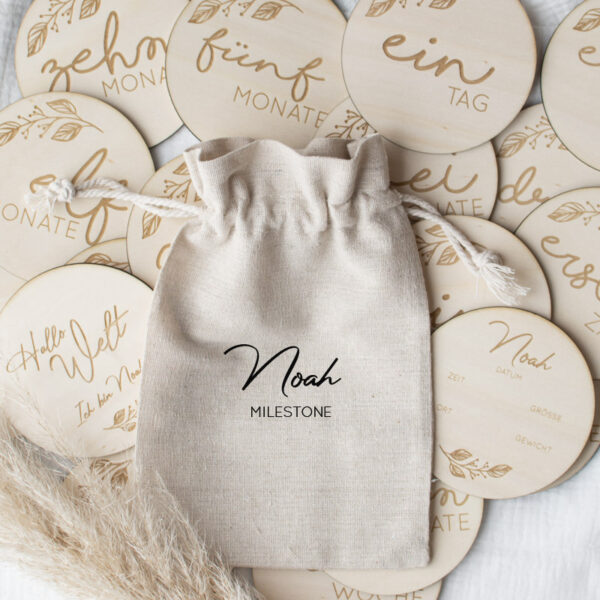 Meilensteinkarten, Meilensteinschilder, Meilensteine, Baby, Milestone, Stofftiger, Holzschild, personalisiertes Holzschild, Holzschild mit Wunschname, Holzschild, Kinderzimmer, Namensschild, Geschenkidee, Stofftiger