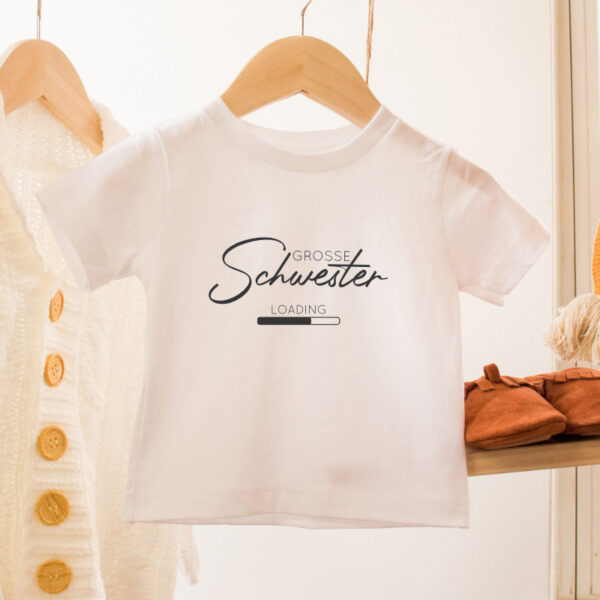 Stofftiger, T-Shirt personalisiert, Großer Bruder, Schwangerschaftsankündigung, Pregnancy Announcement, Schwangerschaft, Große Schwester, Kleiner Bruder, Kleine Schwester, T-Shirt, Geschenkidee