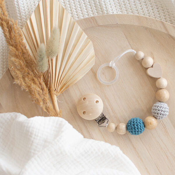 Perlen, Boho, Schnullerkette Nature Set, Schnuller, Schnulli, Schnullerband, Personalisierte Geschenke, BabySchnullerkette, Beißring, Geschenk, Geburt, Baby, Nuggi, Perononalisierbar, HolzspielzeugBaby, Beißkette