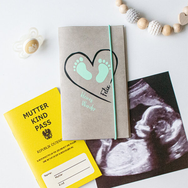Mutter Kind Pass Hülle kleine Wunders