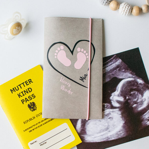 Mutter Kind Pass Hülle kleine Wunders