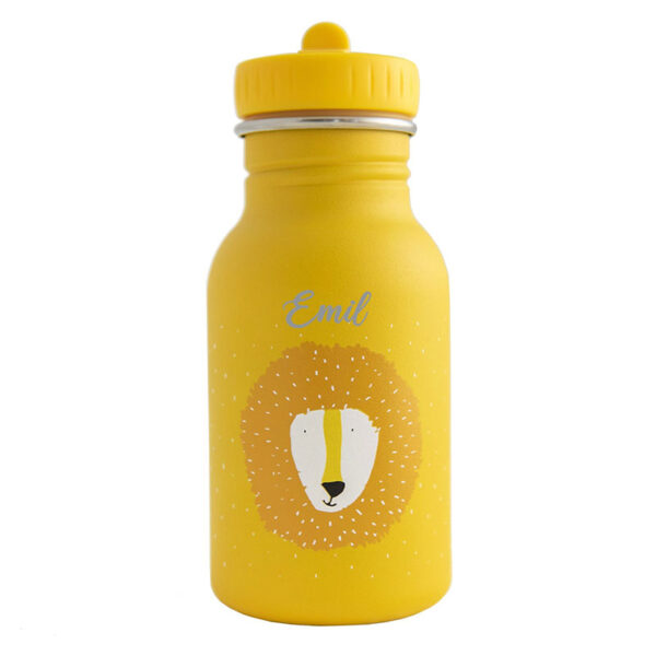 Trixie Bottle, Jausenflasche, Stofftiger, Trinkflasche, Flasche, Edelstahl, Plastikfrei, BPA frei, schadstofffrei, Edelstahl, Metall