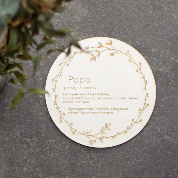 Holzschild Vatertag, papa, Alltagsheld, Superheld, Geschenk zum vatertag, Vatertagsgeschenk, Papi, Lieblingsmama, Supermom, Holzschild personalisiert, Gravur