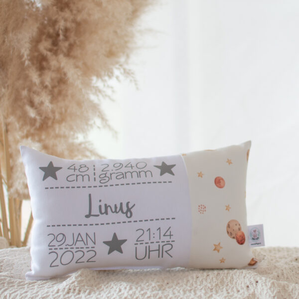 Geburtskissen, Taufgeschenk, Geburtspolster, Geburtskissen Dekostoff D42 Bären-grau personalisiert Polster, Kissen, Namenskissen, Geburtsgeschenk, Geschenk zur Geburt, Geschenk zur Taufe, Baby, Geschenkidee, Geburt, Taufe, Neugeborenes, Babygeschenk, Personalisiertes Kissen, Personalisiert, Jungen, Mädchen, Buben