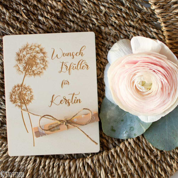 Geschenk, verpacken, Geldgeschenk,Holzschild, Türschild, Familienname, personalisiert, personalisiertes Holzschild, Familienschild, Familie, Dekoration, Hausdekoration, Wohnungsdekoration