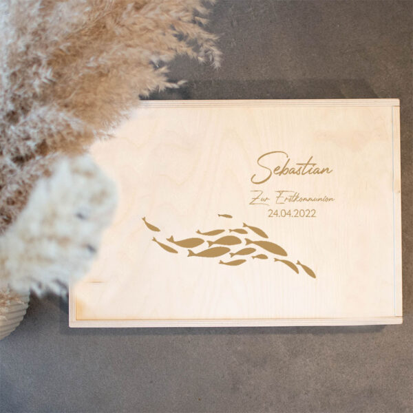 Holzkiste Erinnerungsbox Medium, Erinnerungskiste, Geschenkkiste, Holzkiste,Geschenkset, baby, Babybox,, Geschenk zur geburt, Geschenk zur Taufe, Newborn, Kuscheldecke, Babyhaube, Taufe, Taufgeschenk