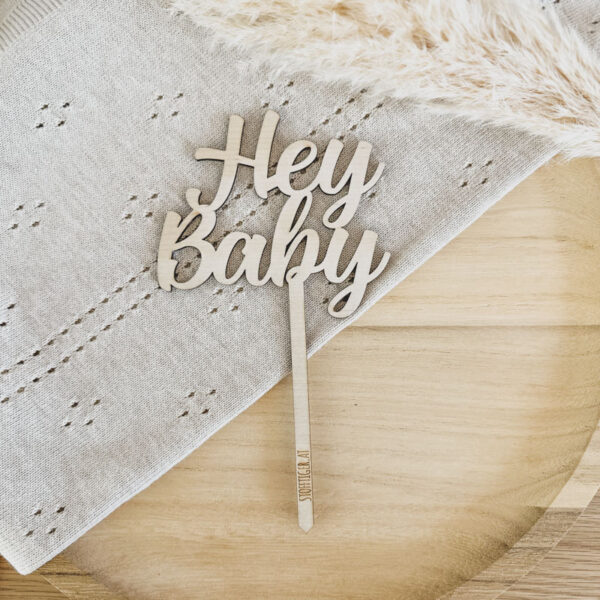Caketopper, Babyparty, Oh baby, Dekoration Torte, Holzschild, Namensschild, Holz, Holzschild, Stofftiger, personalisiertes Geschenk, Personalisiertes Schild