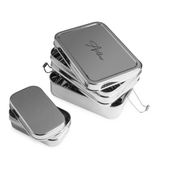 personalisierte Jausenbox, Lunchbox, Brotzeit, Jausenbox, Jause, Brotdose, Lunch, Box, Edelstahl, Kindergarten, Kindergartenjause, Schule, Schuljause, BPA frei, schadstofffrei personalisierbar mit namen gravur stofftiger