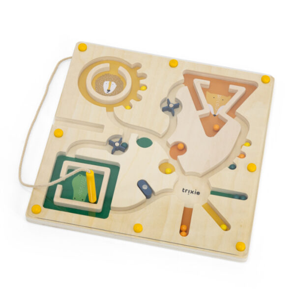 Holzspielzeug, Magnetspielzeug, Trixie, Geschicklichkeitsspiel, Lernspiel, Stofftiger, Kindergarten, Spiele für unterwegs, Urlaubsspiel, Spiel für 1 Kind, keine Langeweile, Kinderbeschäftigung, Denkspiel, Spiel mit Hindernissen