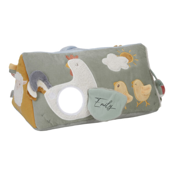Aktivitäten Dreieck, Krabbelrolle, Krabbeln, Drehen, Motorikspielzeug, Babyspielzeug, Geschenkidee, Personalisiertes Geburtsgeschenk, Geburtsgeschenke, Geschenke zur Geburt, Knisterbuch, Knisterspiel, Babyspiegel, Stofftiger, Little Dutch