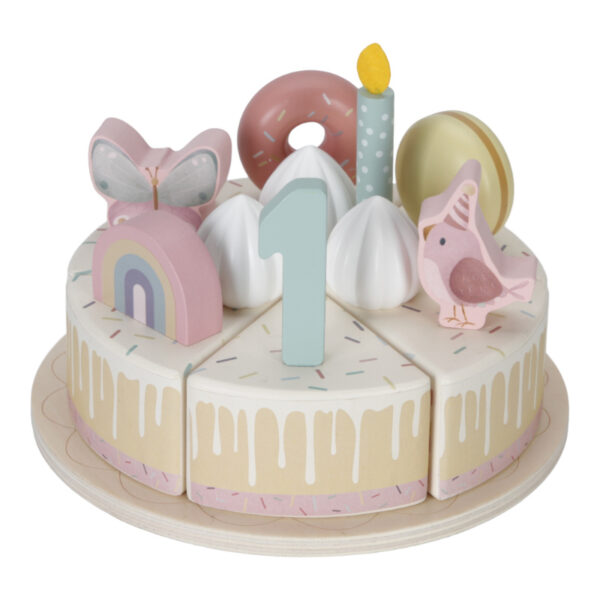 geburtstagstorte geburtstag holzspielzeug party geburtstagsparty kinder kleinkinder happy birthday little dutch personalisiert gravur stofftiger