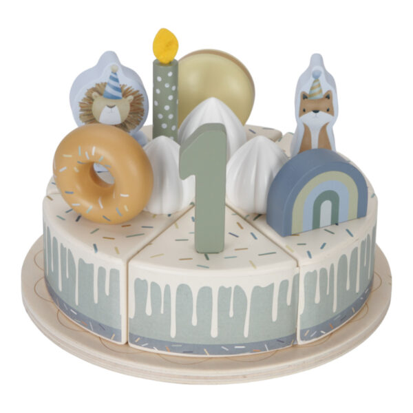geburtstagstorte geburtstag holzspielzeug party geburtstagsparty kinder kleinkinder happy birthday little dutch personalisiert gravur stofftiger
