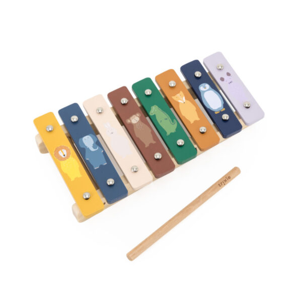 Xylophon Holzspielzeug, Instrument Musik Nachwuchs Musiker Trixie TrixieBaby Babygeschenke Taufe Taufgeschenke Geschenke zur Taufe Geschenke zur Geburt Geburtsgeschenke, Taufgeschenke Kindergeburtstag Stofftiger, Geschenkidee, Holz Kinderzimmer Motorik, Melodie, Rhythmus Musik
