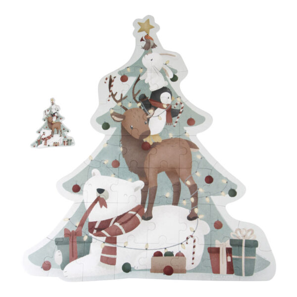 Puzzle Weihnachtspuzzle Weihnachten Weihnachtskollektion Weihnachtskrippe Krippe Little Dutch Spielzeug Weihnachtsgeschenk Stofftiger FSC FSC Zertifiziert Kinder ab 4 Jahren XL Format XL Puzzle unter dem Weihnachtsbaum Vorweihnachtszeit Vorfreude verkürzen