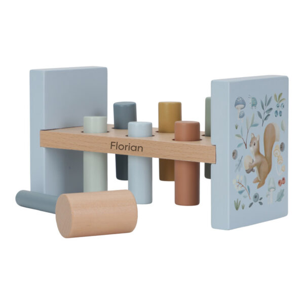 holzspielzeug holzbank hammerbank spielzeug ab 1 jahr spielzeug 1 jahr bauklötze spielzeug ab 2 jahren montessori spielzeug 1 jahr bauklötze holz holzspielzeug 1 jahr little dutch stofftiger forest garden waldtiere personalisiertes geschenk personalisierbar mit namen lasergravur fsc holz personalisierte geschenkidee