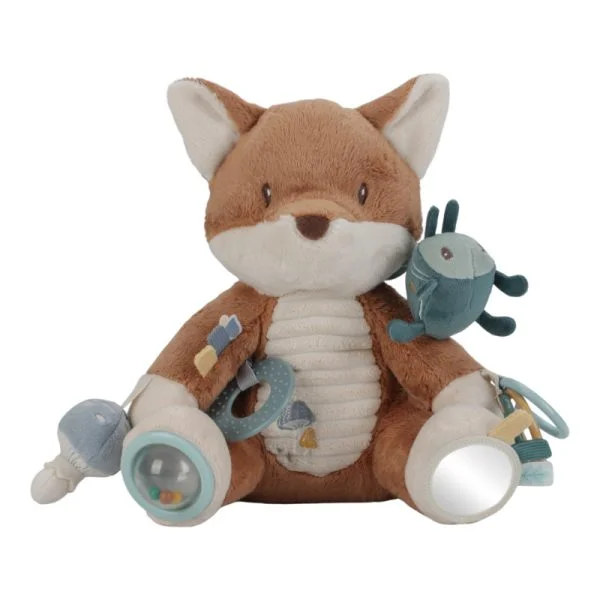 aktivitäten fuchs little dutch forest friends motorikspielzeug rassel knistern spiegel ring käfer pilz aktivitätenspielzeug spielzeug baby babyspielzeug spielzeug ab geburt geburtsgeschenk geburt geschenk geschenkidee stofftiger