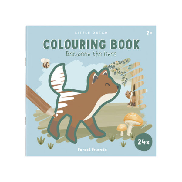 malbuch ausmalbuch little dutch forest friends waldtiere beschäftigung unterwegs stofftiger kreativspielzeug kreativ kinder kleinkinder malen basteln ausmalen