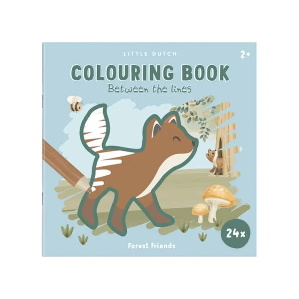 malbuch ausmalbuch little dutch forest friends waldtiere beschäftigung unterwegs stofftiger kreativspielzeug kreativ kinder kleinkinder malen basteln ausmalen