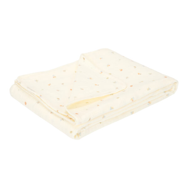 tagesdecke decke baby newborn babydecke gefütterte decke steppdecke stubenwagen decke für den stubenwagen decke für das kinderbett kinderzimmer babyzimmer gemütlichkeit kuscheldecke einschlagdecke weich flauschig kuschelig erstausstattung stofftiger little dutch warm wärme wohlig warm geschenk zur geburt geschenkidee tagesdecke spielmatte stofftiger little dutch forest friends