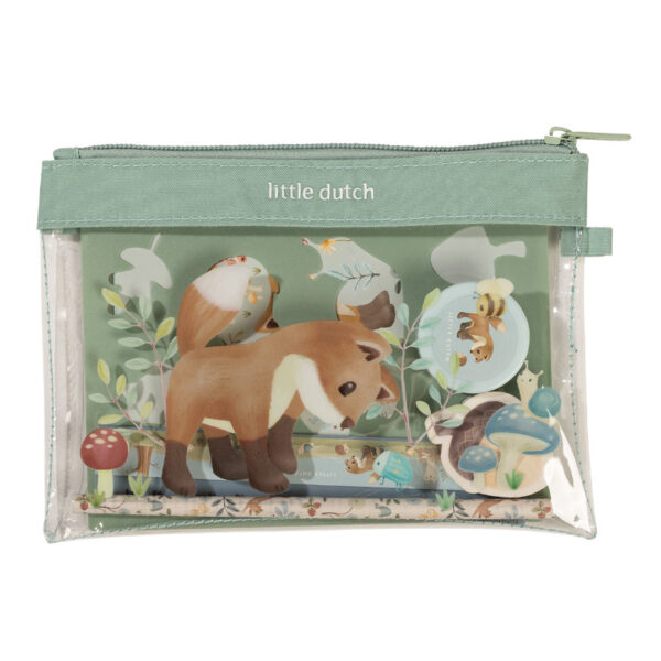 stofftiger little dutch fairy garden schreibset set federmäppchen kreativset kreativ schreiben notizbuch bleistift anspitzer radiergummi lineal stickerbogen schablone schule unterwegs schulbeginn schulanfang schultüte geschenk geschenkidee