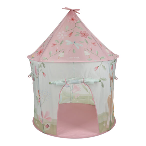 kinder spielzelt rosa stofftiger kinderzelt rückzugsort little dutch fairy garden zelt verstecken spielen kuscheln fenster
