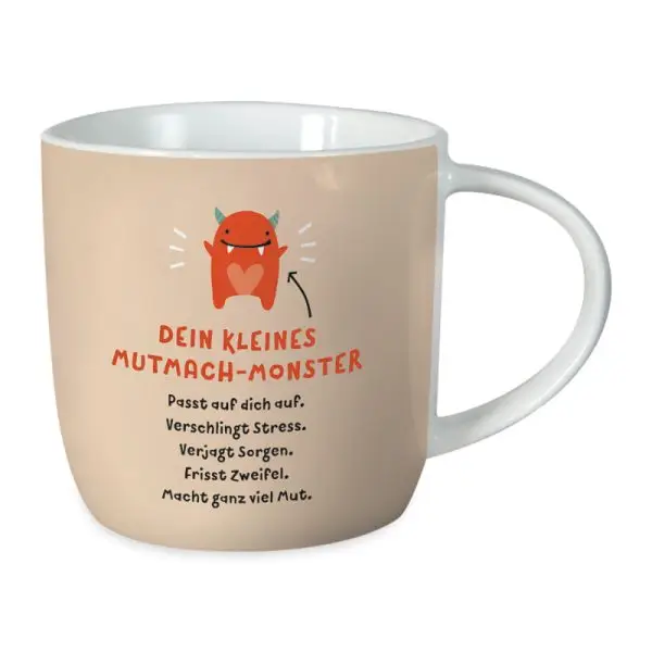 tasse kaffeetassen kaffeebecher stofftiger grafikwerkstatt kaffeebecher teetasse kakaotasse kakaobecher bedruckte tasse bedruckter becher motivtasse motivbecher becher mit motiv tasse mit spruch