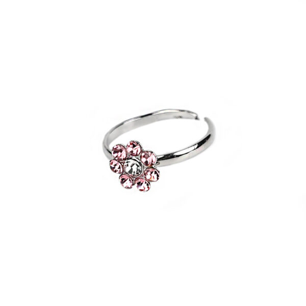 Kinder-Ring verstellbar Schmuck für Kinder Ring mit verstellbarer Größe Mädchenring Modeschmuck für Kinder Ring für empfindliche Haut hautfreundlich allergiefrei Nickel frei Cadmium frei Blei frei Busy Lizzie Ring für kleine Hände funkelnder Ring Kinderaccessoire Geschenk für Kinder schöner Ring für Mädchen verstellbarer Schmuck Kinder Schmuckstück langlebig liebevolles Design zarter Ring für Kinder Ring für jedes Alter stofftiger