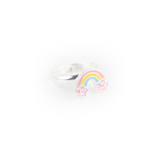 Kinder-Ring verstellbar Schmuck für Kinder Ring mit verstellbarer Größe Mädchenring Modeschmuck für Kinder Ring für empfindliche Haut hautfreundlich allergiefrei Nickel frei Cadmium frei Blei frei Busy Lizzie Ring für kleine Hände funkelnder Ring Kinderaccessoire Geschenk für Kinder schöner Ring für Mädchen verstellbarer Schmuck Kinder Schmuckstück langlebig liebevolles Design zarter Ring für Kinder Ring für jedes Alter stofftiger