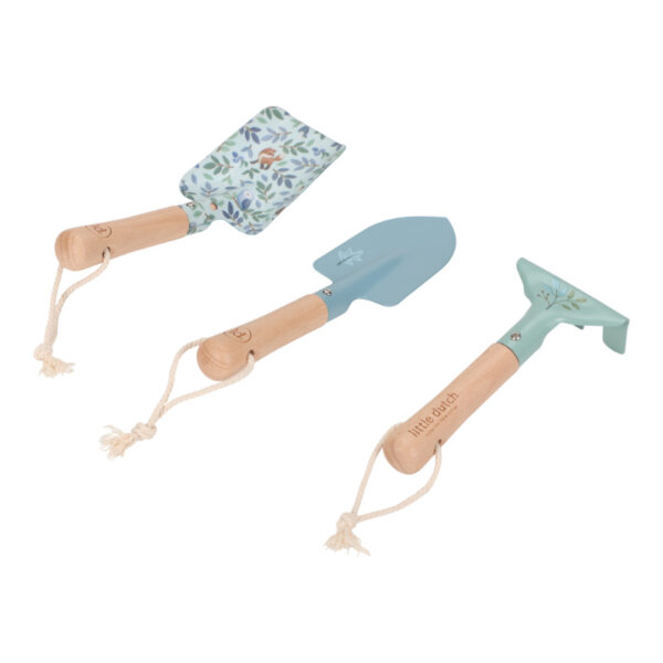 stofftiger little dutch gartengeräte-set forest friends gartengeräte schaufel rechen spaten kindergartengeräte kindergeräte geräte für den garten kindergeräte für den garten gartengeräte für kinder