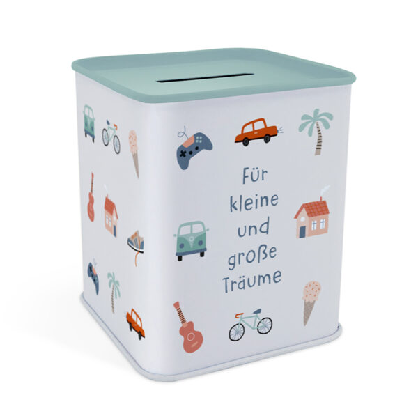 stofftiger grafikwerkstatt spardose blechdose dose zum sparen kinderspardose sparbüchse büches zum sparen kindersparbüchse