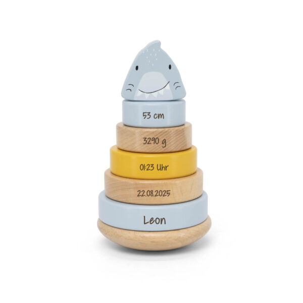 Trixie Trixiebaby Stapelturm Ringstapelturm Holzspielzeug Holzturm personalisiertes Spielzeug Personalisierte Geschenke personalisiert Babygeschenke, mit Namen Geburtsdaten, Taufe Taufgeschenke Geschenke zur Taufe Geschenke zur Geburt Geburtsgeschenke Taufgeschenke Geburt Baby Newborn Stofftiger, Geschenkidee Holz Motorikspielzeug Motorik