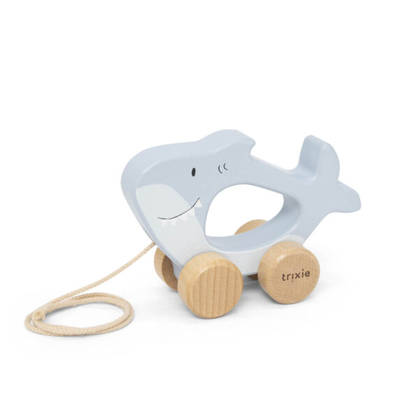 Nachziehtier Trixie Holzspielzeug Spielzeug Motorikspielzeug Babyspielzeug Geschenke für Kinder Babygeschenke Tiger Taufgeschenk Geschenk zur Geburt erste Schritte Feinmotorik Konzentration Geduld tierischer Begleiter Personalisierung personalisiertes Geschenk