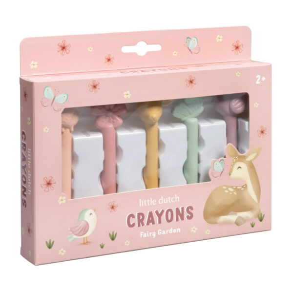 Little Dutch Wachsmalstifte Fairy Garden in der Originalverpackung