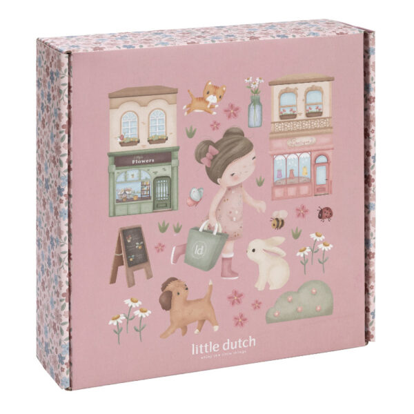 kreativbox malbox bastelbox bastelkoffer basteln malen kleben schneiden stempeln kreativ sein kleine künstler ab 3 jahren geeignet geschenkidee geschenk zum geburtstag geburtstagsgeschenk kreativität fördern feinmotorik bastelspaß malspaß little dutch stofftiger rosa