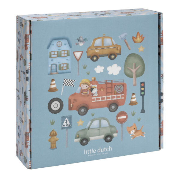 kreativbox malbox bastelbox bastelkoffer basteln malen kleben schneiden stempeln kreativ sein kleine künstler ab 3 jahren geeignet geschenkidee geschenk zum geburtstag geburtstagsgeschenk kreativität fördern feinmotorik bastelspaß malspaß little dutch stofftiger jim