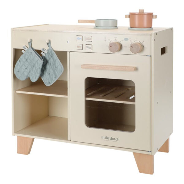 stofftiger little dutch holzspielzeugmöbel kindermöbel möbelstück für kinder kinderküche holzküche spielküche kinderspielküche holzspielküche kinderholzspielküche spielküche für kinder holzküche für kinder holzspielküche für kinder personalisiert Personalisierung mit Namen des Kindes
