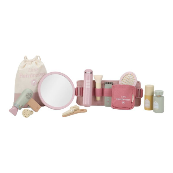 Little Dutch Friseur Set mit Gürteltasche, Spiegel und Zubehör, Übersicht