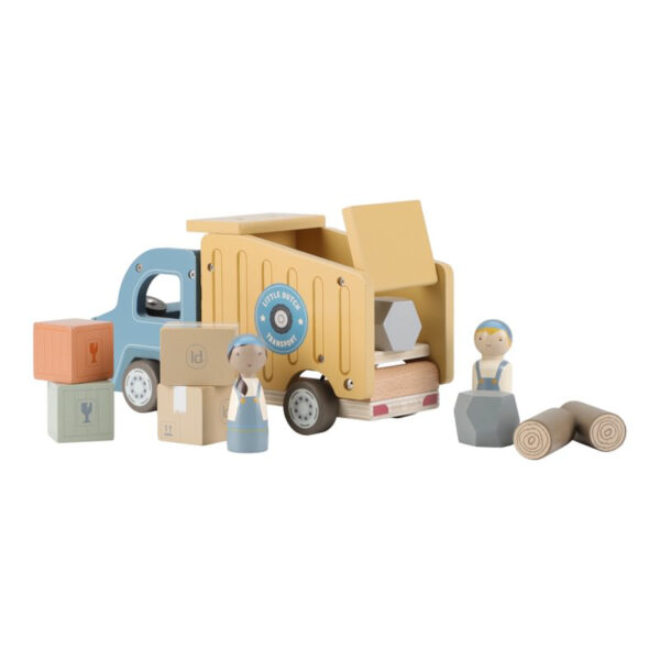 Little Dutch, Stofftiger, Nachziehspielzeug, Holzspielzeug, Geburtsgeschenk, Spielzeug, Kinderspielzeug, Fahrzeug, Holzfahrzeug,