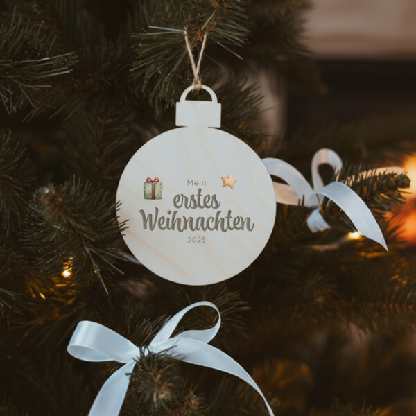Weihnachtskugeln, Weihnachten, Weihnachtsdeko,Holzschild, Türschild, Familienname, personalisiert, personalisiertes Holzschild, Familienschild, Familie, Dekoration, Hausdekoration, Wohnungsdekoration