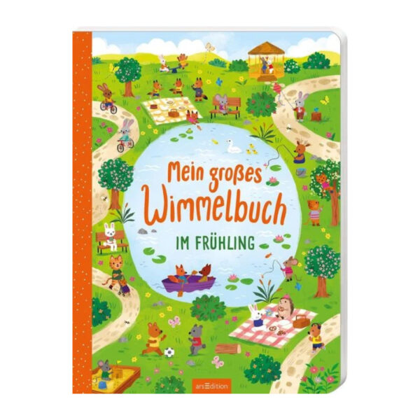 Wimmelbuch Frühling Kinder Geschenk
