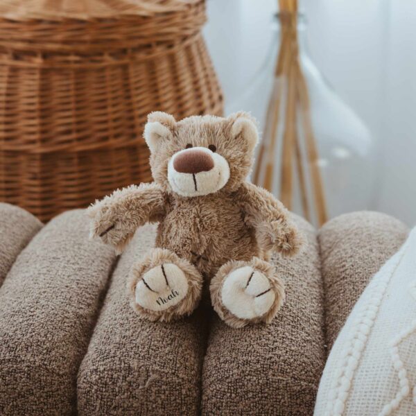 Lou der Bär Kuschelbär Kuscheltier personalisiert mit Namen Baby Geburtsgeschenk