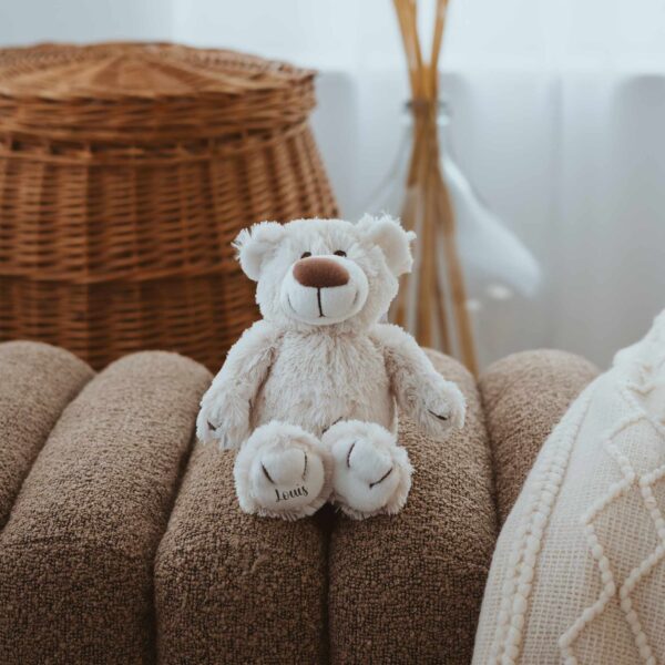 Lou der Bär Kuschelbär Kuscheltier personalisiert mit Namen Baby Geburtsgeschenk Taufgeschenk