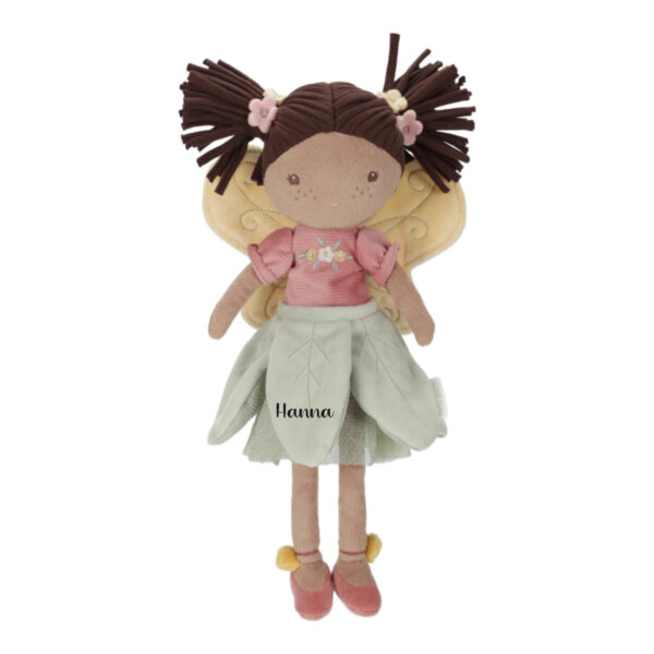 Kuschelpuppe Fee Evi von Little Dutch, weiche personalisierbare Stoffpuppe für Kinder, Geschenk für Kinder