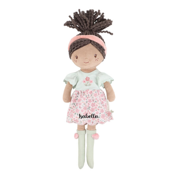 Kuschelpuppe Evi von Little Dutch, weiche personalisierbare Stoffpuppe für Kinder, Geschenk für Kinder