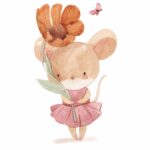 Maus mit Blume