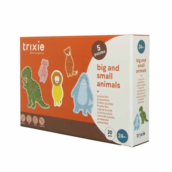 Kinderpuzzle Geschenk Trixie-Puzzle Spielzeug Feinmotorik Kleinkindpuzzle Formenpuzzle Tierpuzzle
